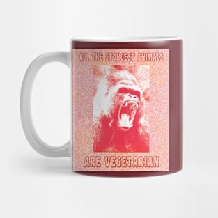 All the strongest animals are VEGETARIAN Mug